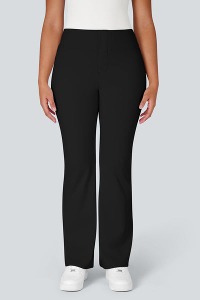 Lulu High Waisted Back Side Pocket Flare Work Pants