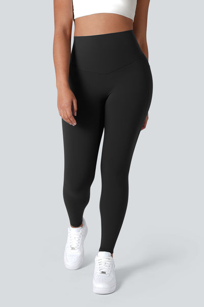 High Waisted Tummy Control Side Pocket Shaping Training Leggings (1+1 GRATIS)