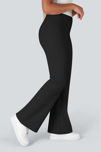 Lulu High Waisted Back Side Pocket Flare Work Pants