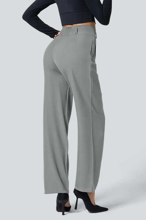 High Waisted Work Tapered Pants