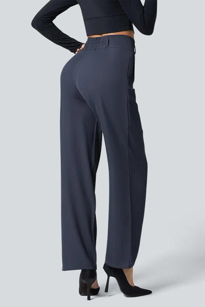 High Waisted Work Tapered Pants