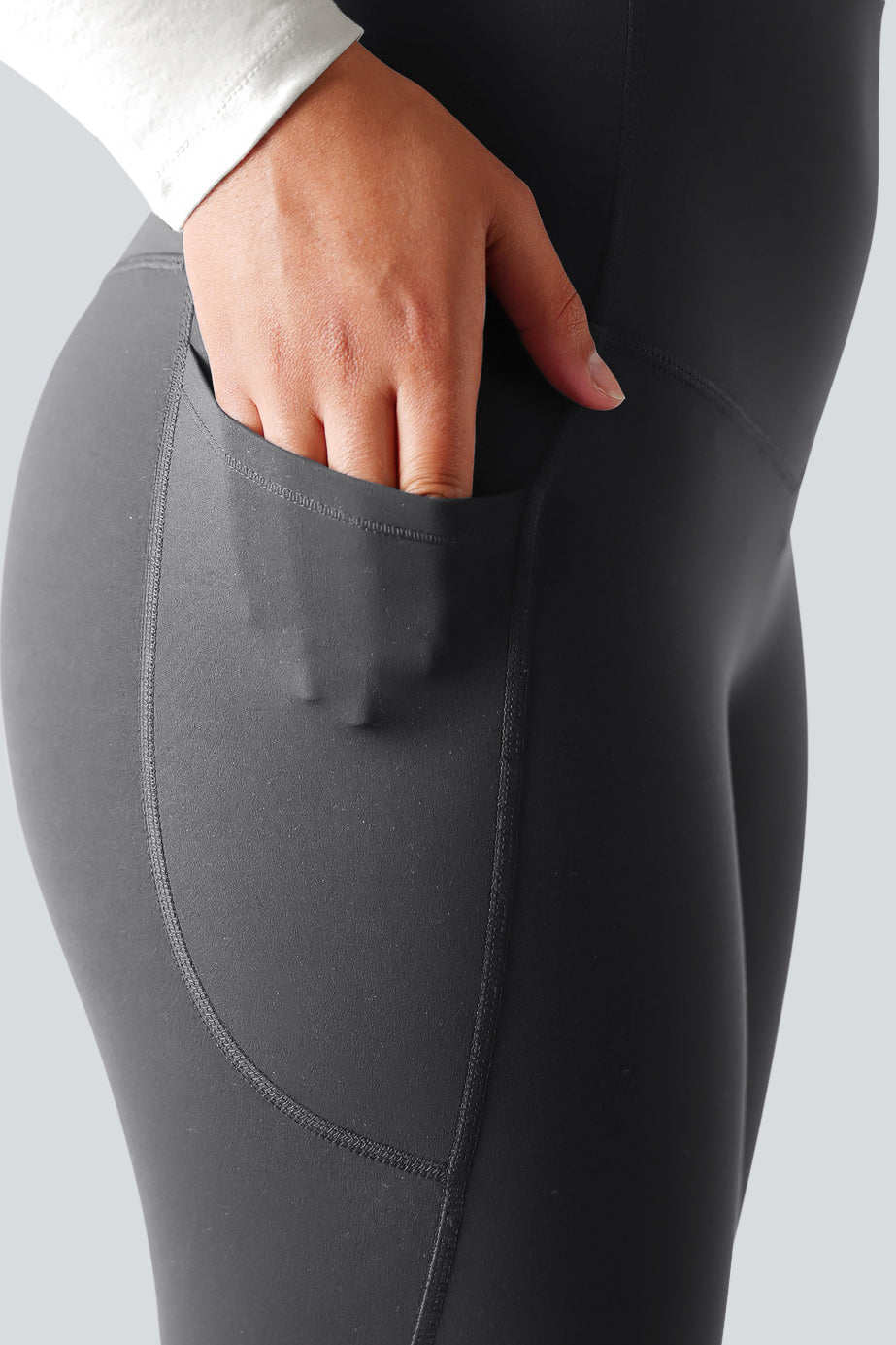 High Waisted Tummy Control Side Pocket Shaping Training Leggings (1+1 GRATIS)