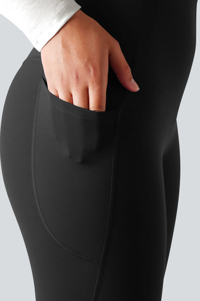 High Waisted Tummy Control Side Pocket Shaping Training Leggings (1+1 GRATIS)