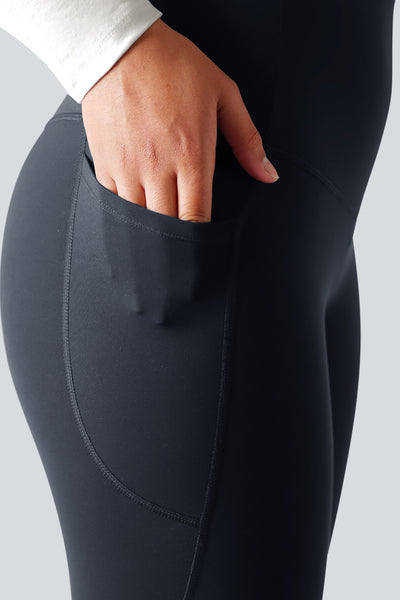 High Waisted Tummy Control Side Pocket Shaping Training Leggings (1+1 GRATIS)